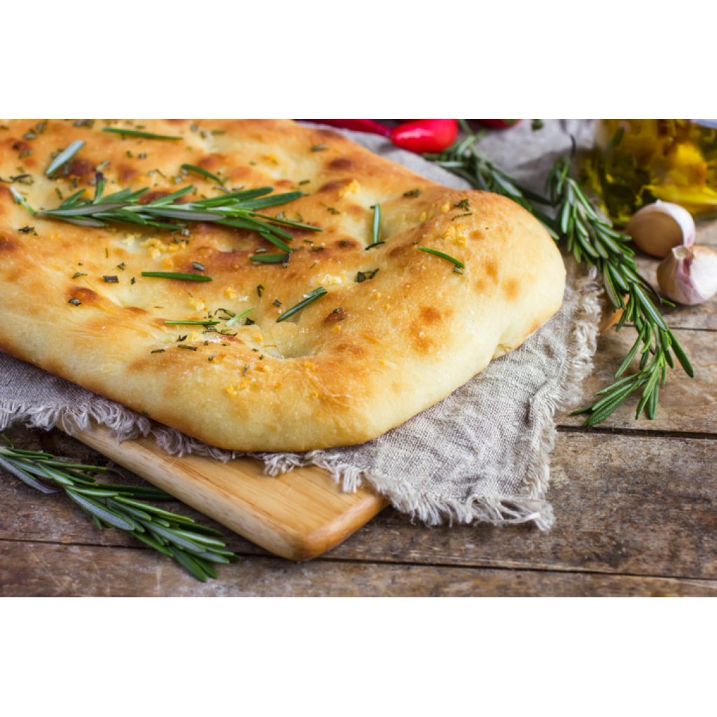 Onion Cheddar Focaccia Bread
