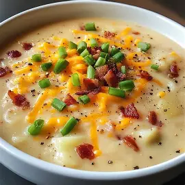 You are currently viewing Soups On – Loaded Baked Potato Soup