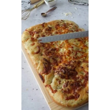 Caraway Rye Focaccia