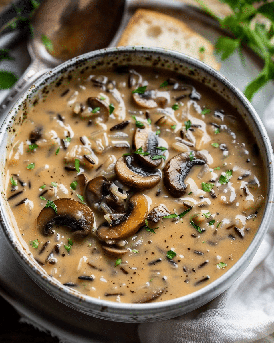 You are currently viewing Soups On – Mushroom and Wild Rice Soup